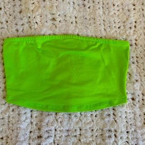 Neon Green Tube Top